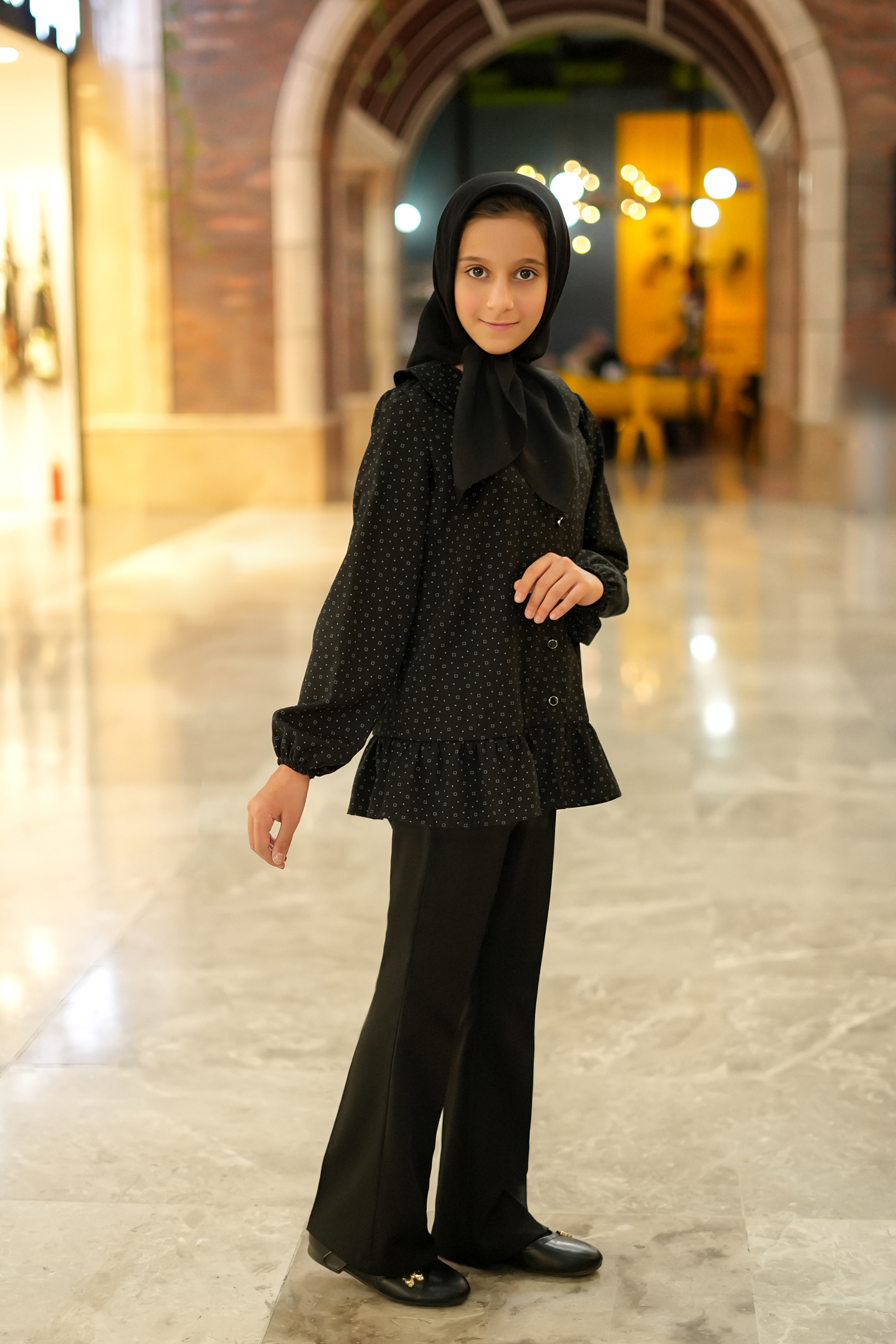 شومیز دخترانه پارچه ویسکوز مدل حنانه