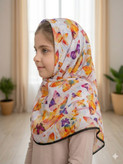 روسری نخی قواره 90 و 11۰ طرح پروانه