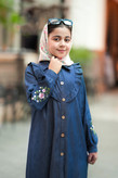 مانتو لی کاغذی مدل نیلا