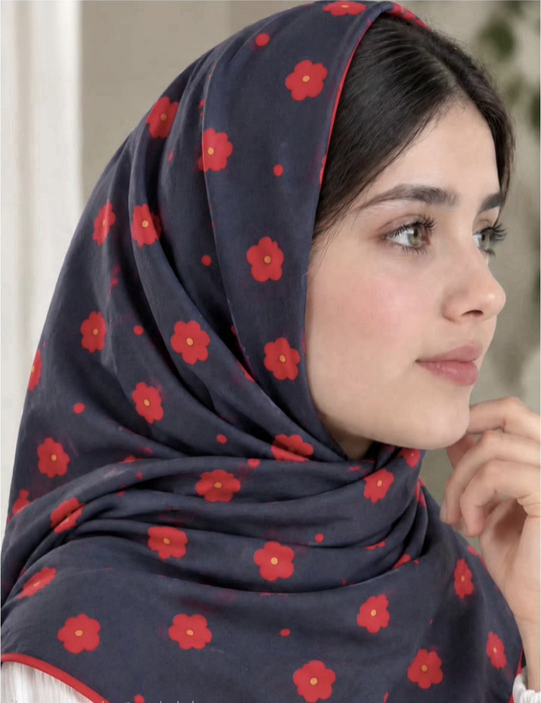 روسری نخی قواره 90 و 110