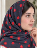 روسری نخی قواره 90 و 110