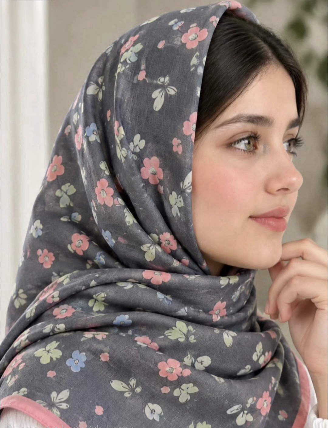 روسری نخی قواره 90 و 110
