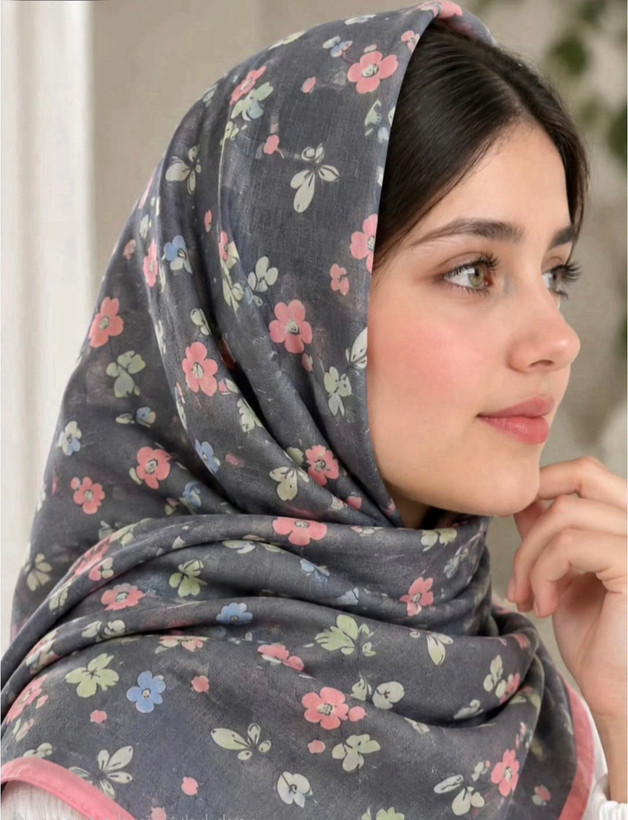 روسری نخی قواره 90 و 110
